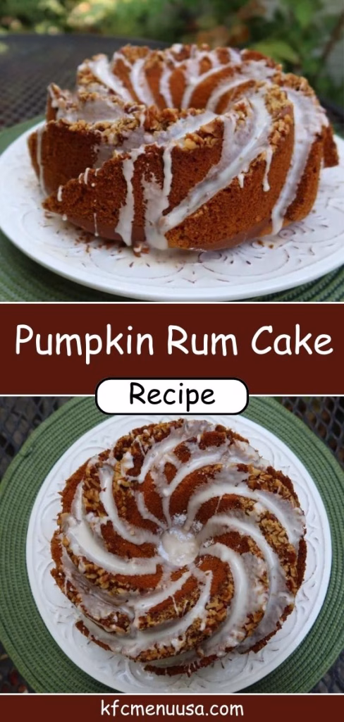Pumpkin Rum Cake Recipe

