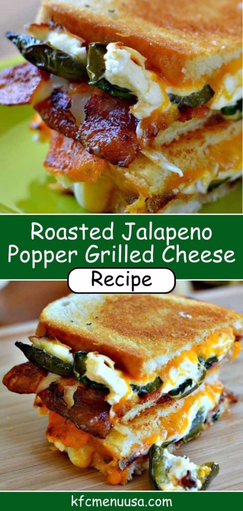 Roasted Jalapeno Popper Grilled Cheese Recipe
