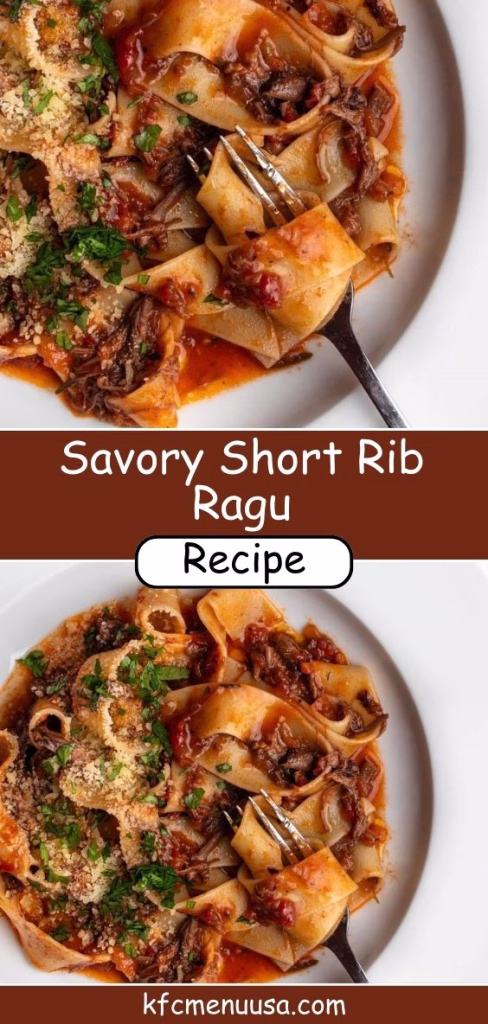 Savory Short Rib Ragu Recipe