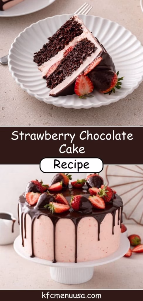 Strawberry Chocolate Cake Recipe