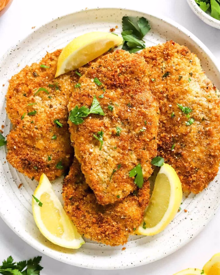 Crispy Oven-Baked Chicken Cutlets Recipe