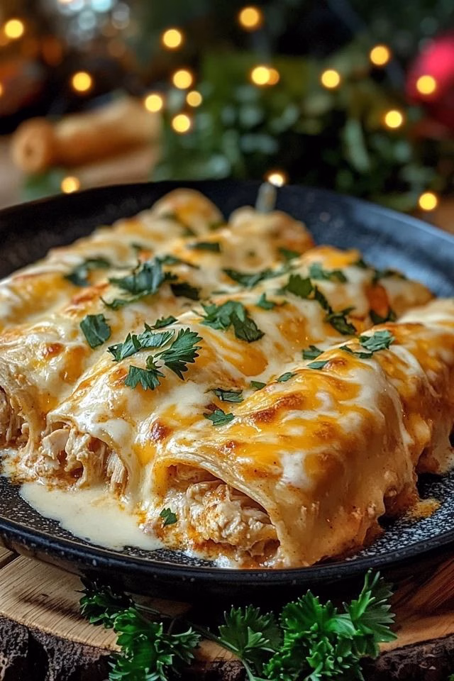 Cream Cheese Chicken Enchiladas Recipe