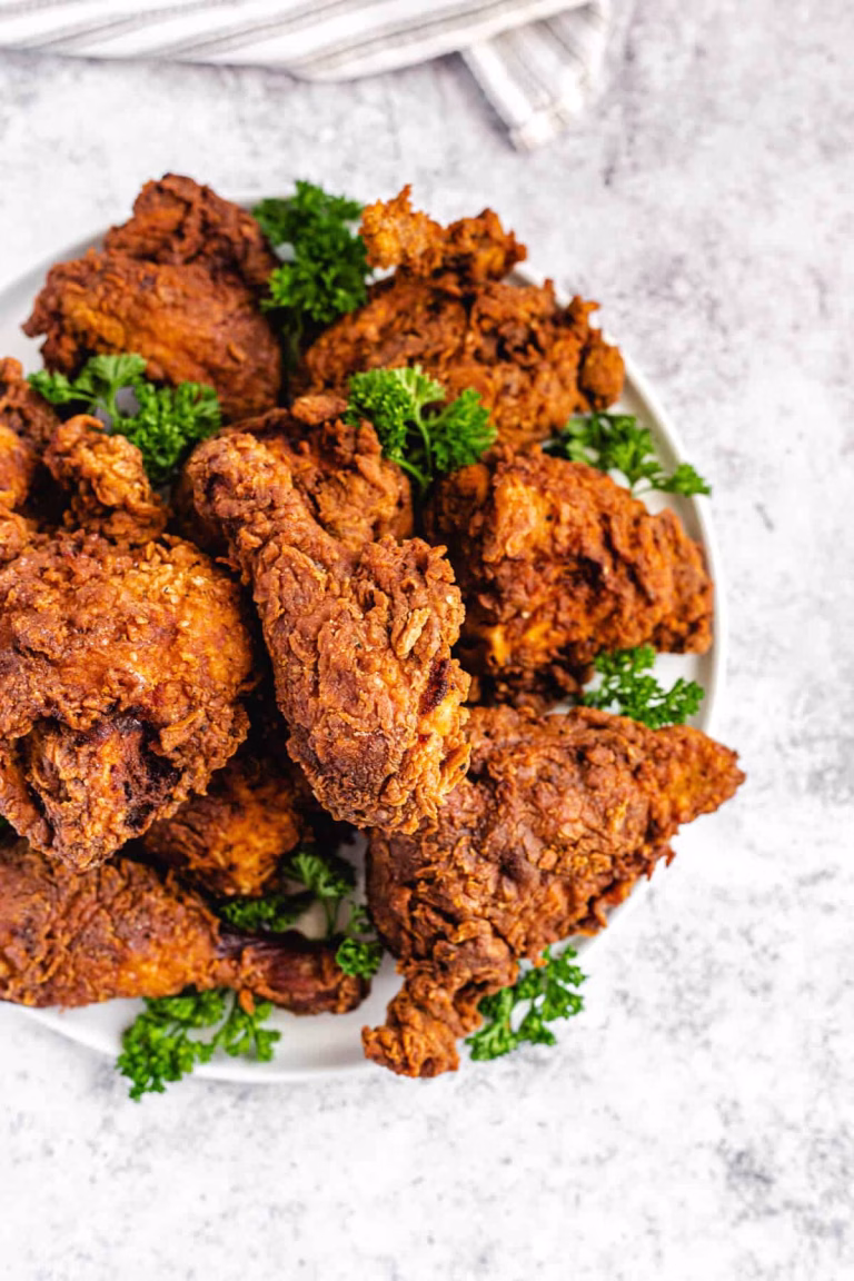 Buttery Garlic Fried Chicken Recipe