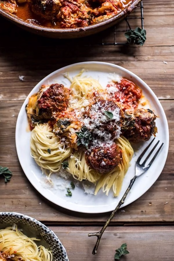 Simple Baked Italian Oregano Meatballs Recipe