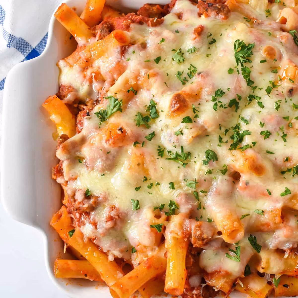 Baked Ziti With Sausage Recipe
