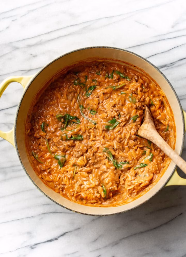 Ground Beef Orzo Recipe