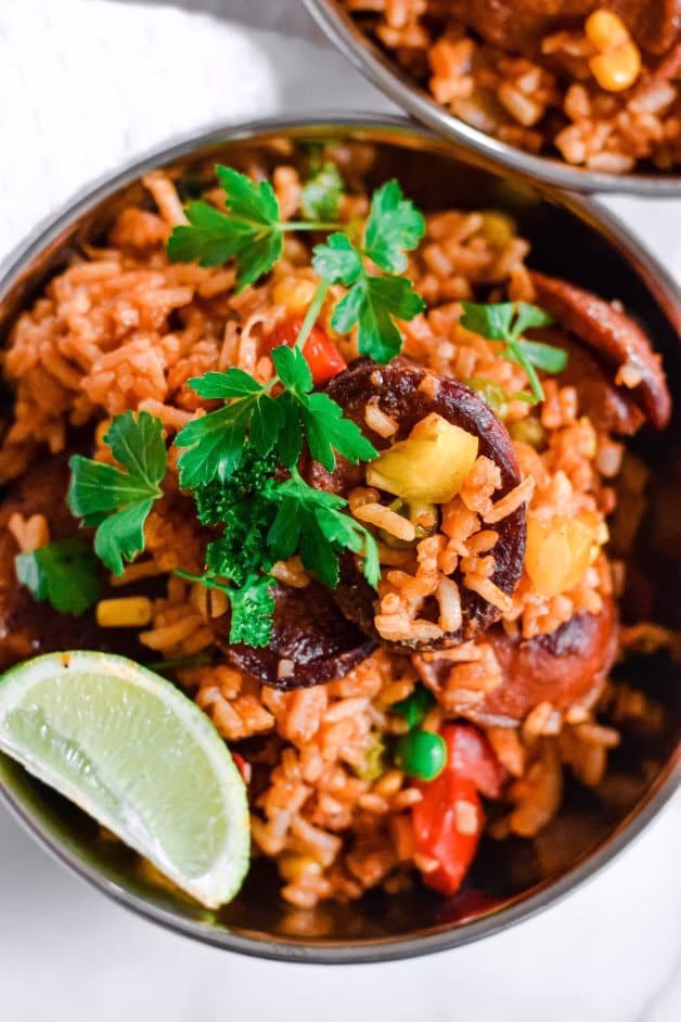 One Pot Spanish Chorizo Fried Rice Recipe