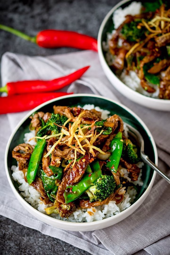 Spicy Ginger Beef Stir Fry Recipe