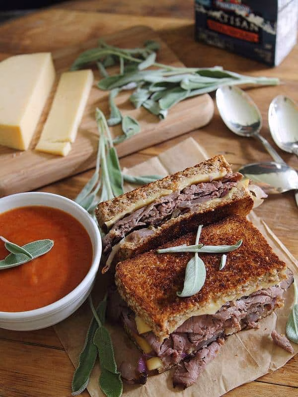 Roast Beef Smoked Gouda Grilled Cheese Recipe