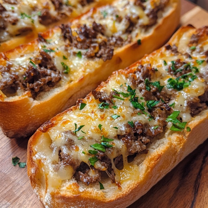 French Garlic Philly Cheesesteak Bread Recipe