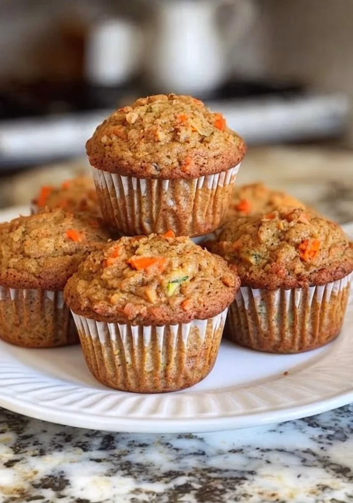 Carrot Cake Zucchini Muffins Recipe