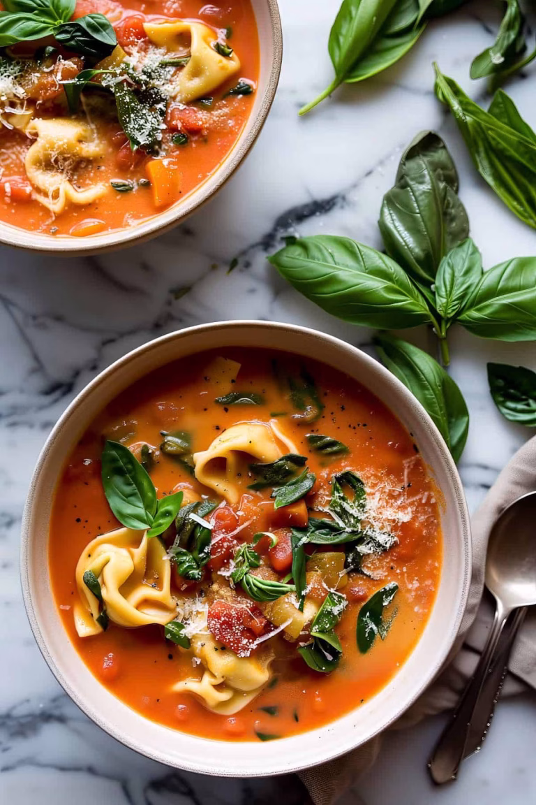 Tomato Tortellini Soup Recipe