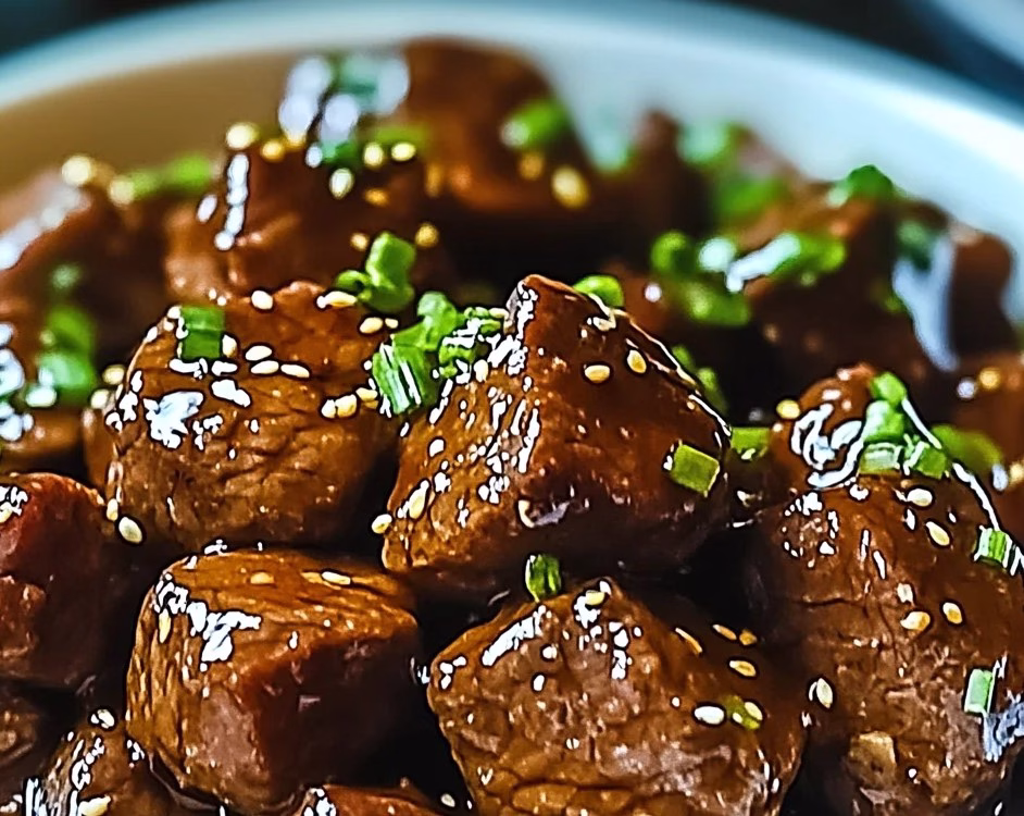 Crockpot Honey Garlic Steak Bites Recipe