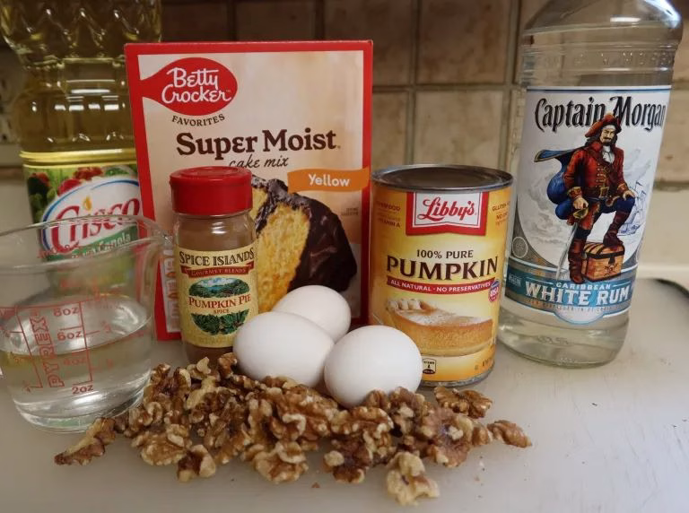 Pumpkin Rum Cake Recipe
