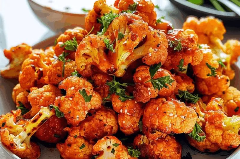 Air Fryer Buffalo Cauliflower Recipe