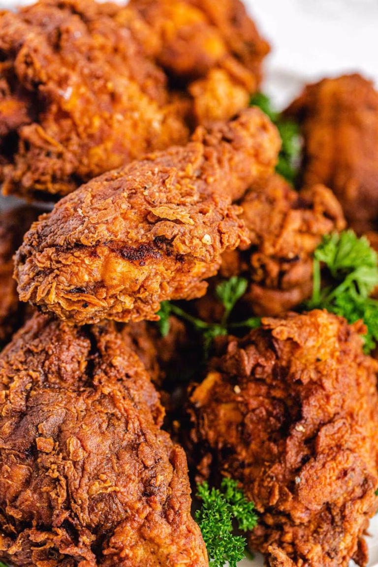 Crispy Soul Food Fried Chicken with Spicy Buttermilk Brine Recipe
