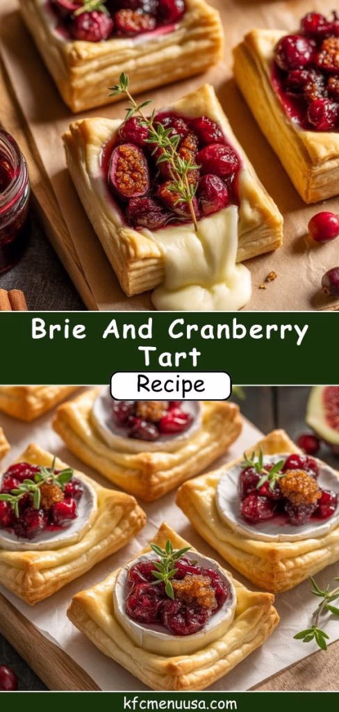 Brie and Cranberry Tart Recipe