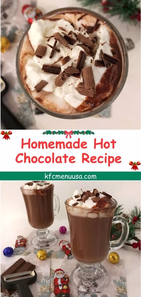 Homemade Hot Chocolate Recipe