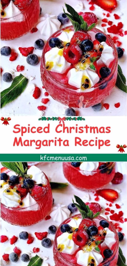 Spiced Christmas Margarita Recipe