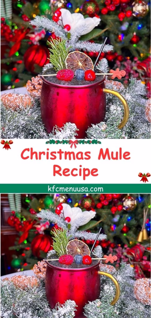 Christmas Mule Recipe