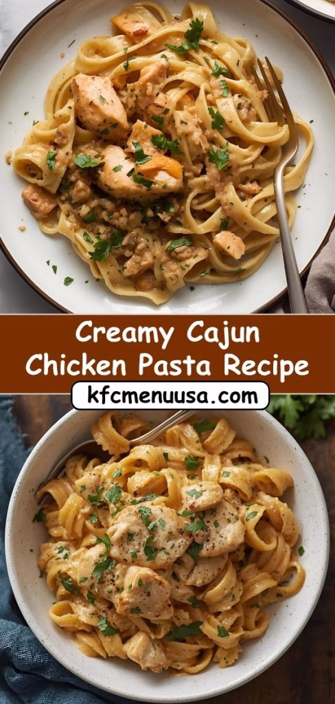 Creamy Cajun Chicken Pasta Recipe