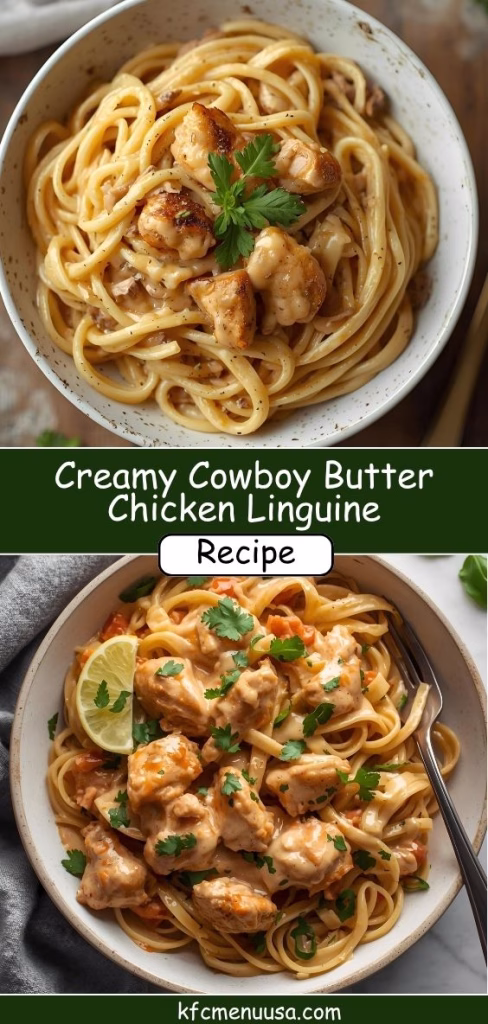 Creamy Cowboy Butter Chicken Linguine Recipe