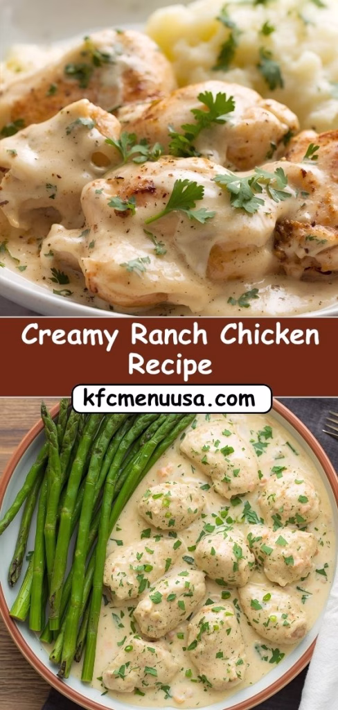 Creamy Ranch Chicken Recipe