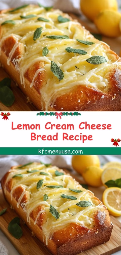 Lemon Cream Cheese Bread Recipe