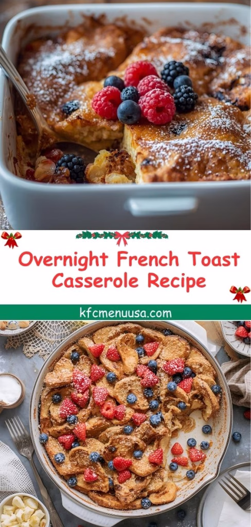 Overnight French Toast Casserole Recipe