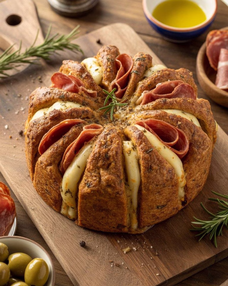 Pull Apart Charcuterie Bread Recipe