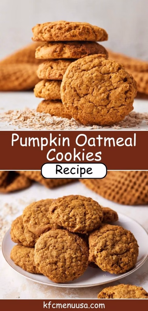 Pumpkin Oatmeal Cookies Recipe