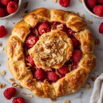 Raspberry Almond Puff Pastry Danish Recipe