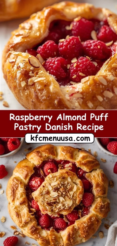 Raspberry Almond Puff Pastry Danish Recipe