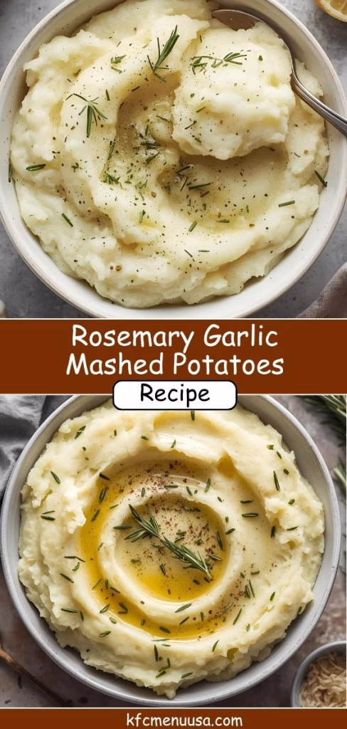 Rosemary Garlic Mashed Potatoes Recipe