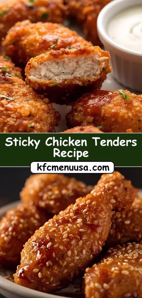 Sticky Chicken Tenders Recipe