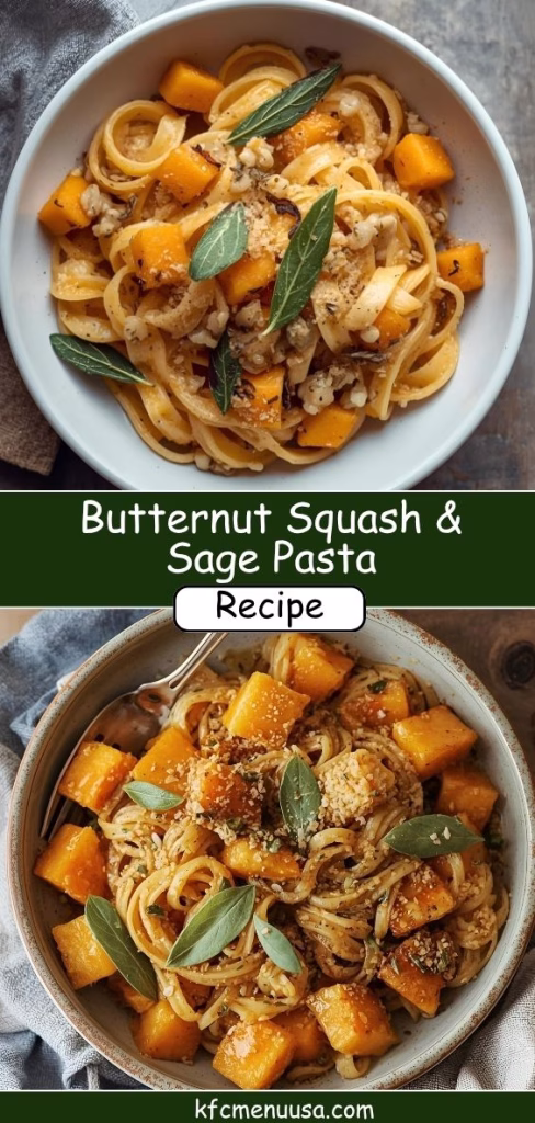 Butternut Squash & Sage Pasta Recipe