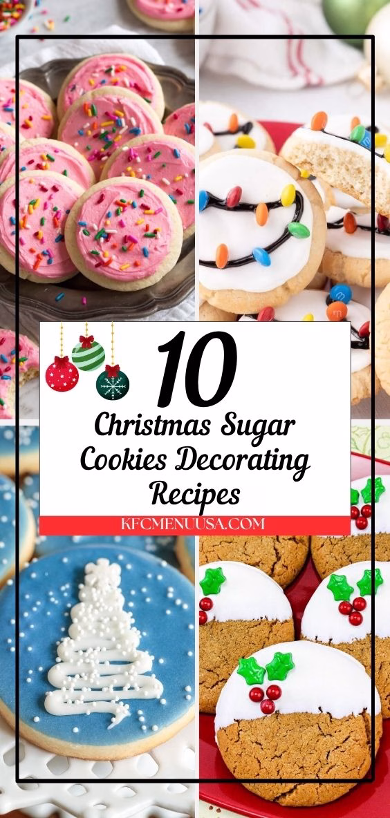 christmas sugar cookies decorating recipes