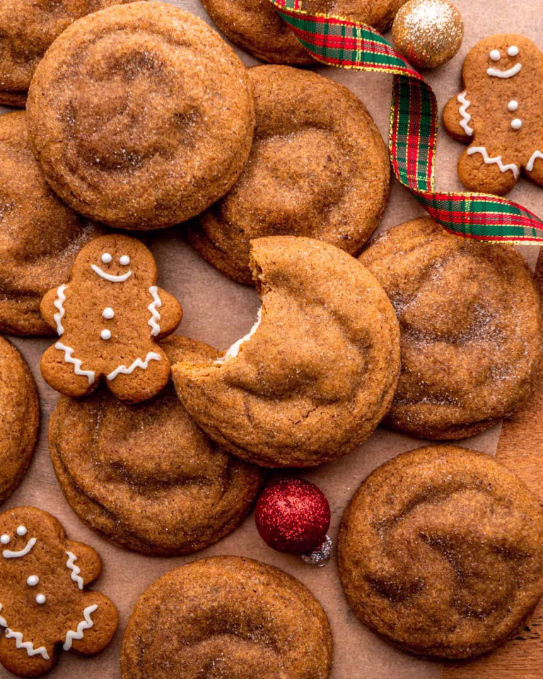 Festive Ginger Cheesecake Cookies Recipe