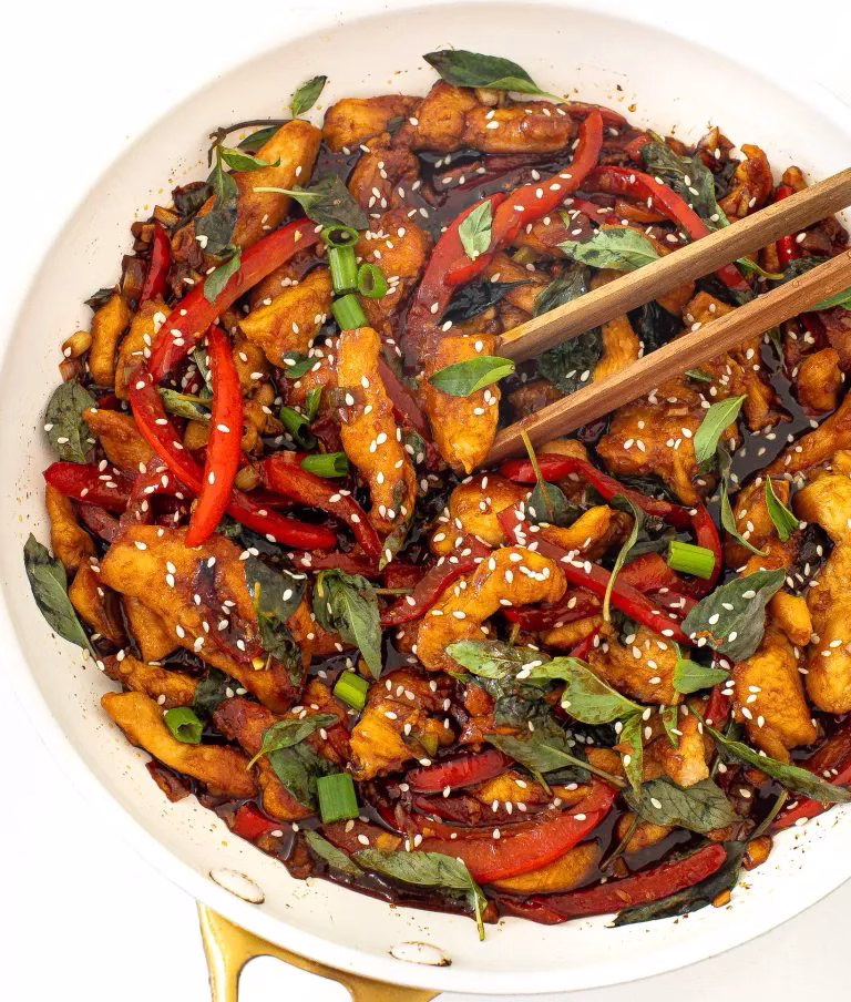 Thai Basil Chicken Stir-Fry