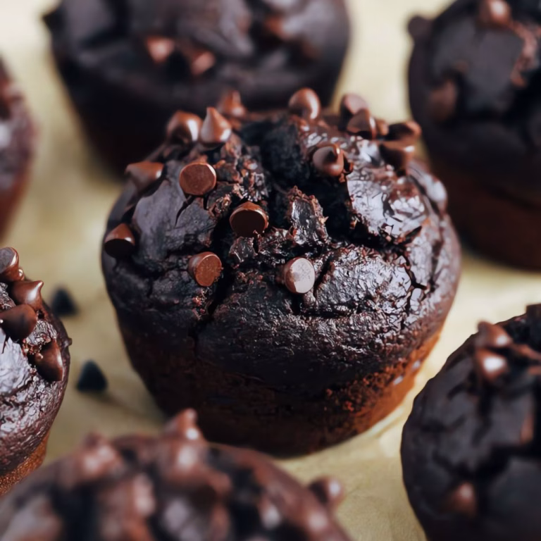 Chocolate Peanut Butter Banana Muffins Recipe