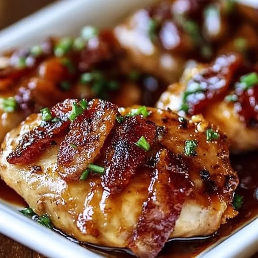 Maple Garlic Bacon Chicken Recipe