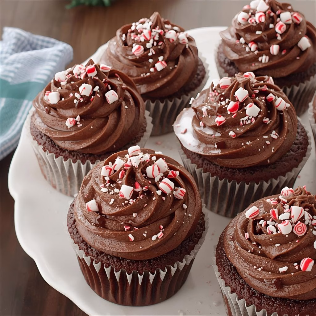 Chocolate Peppermint Cupcakes