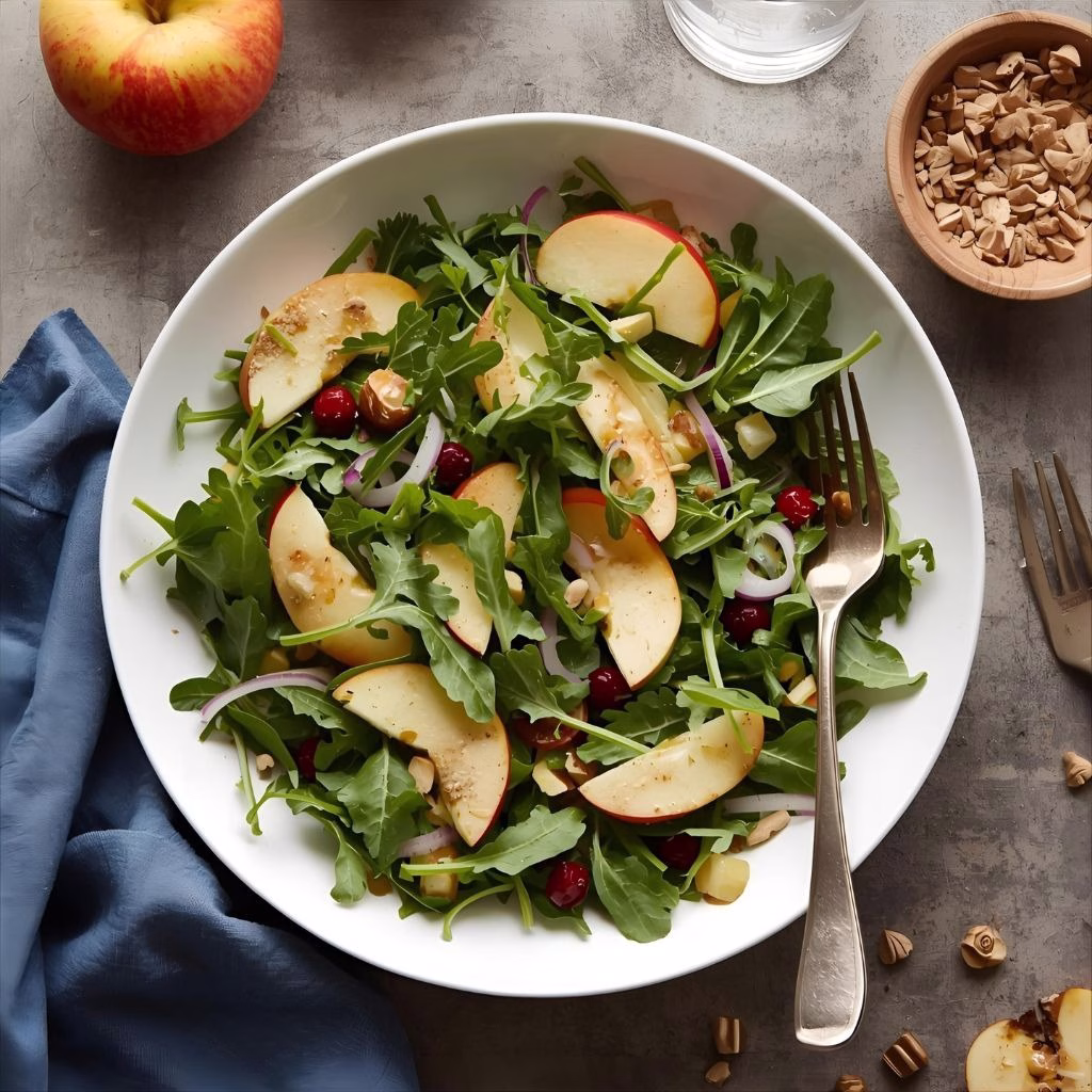 Simple Apple Arugula Salad Recipe