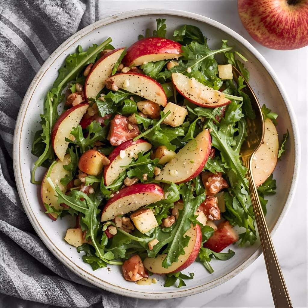 Simple Apple Arugula Salad Recipe