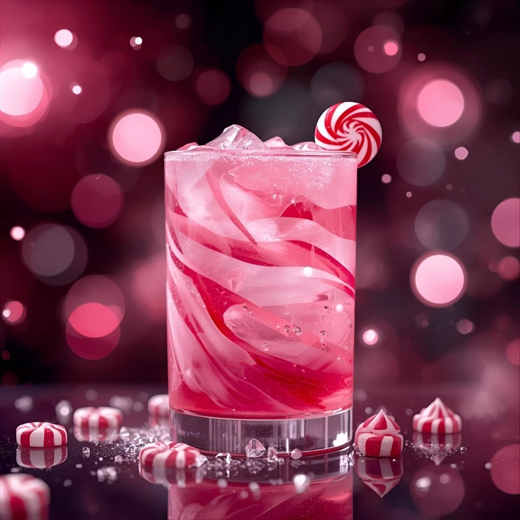 Pink Peppermint Cocktail