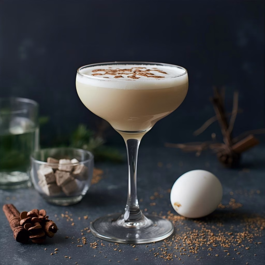 Eggnog Mocktail