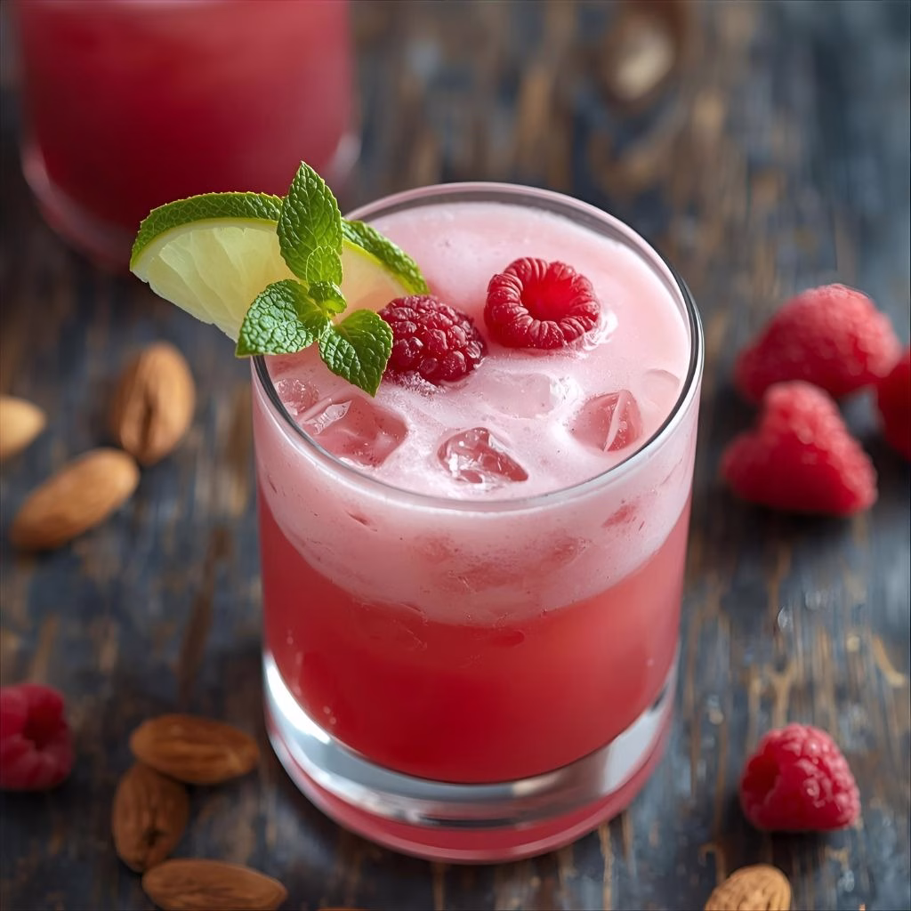 Raspberry Almond Mocktail