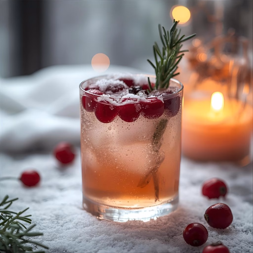 Vanilla Cranberry Sparkler