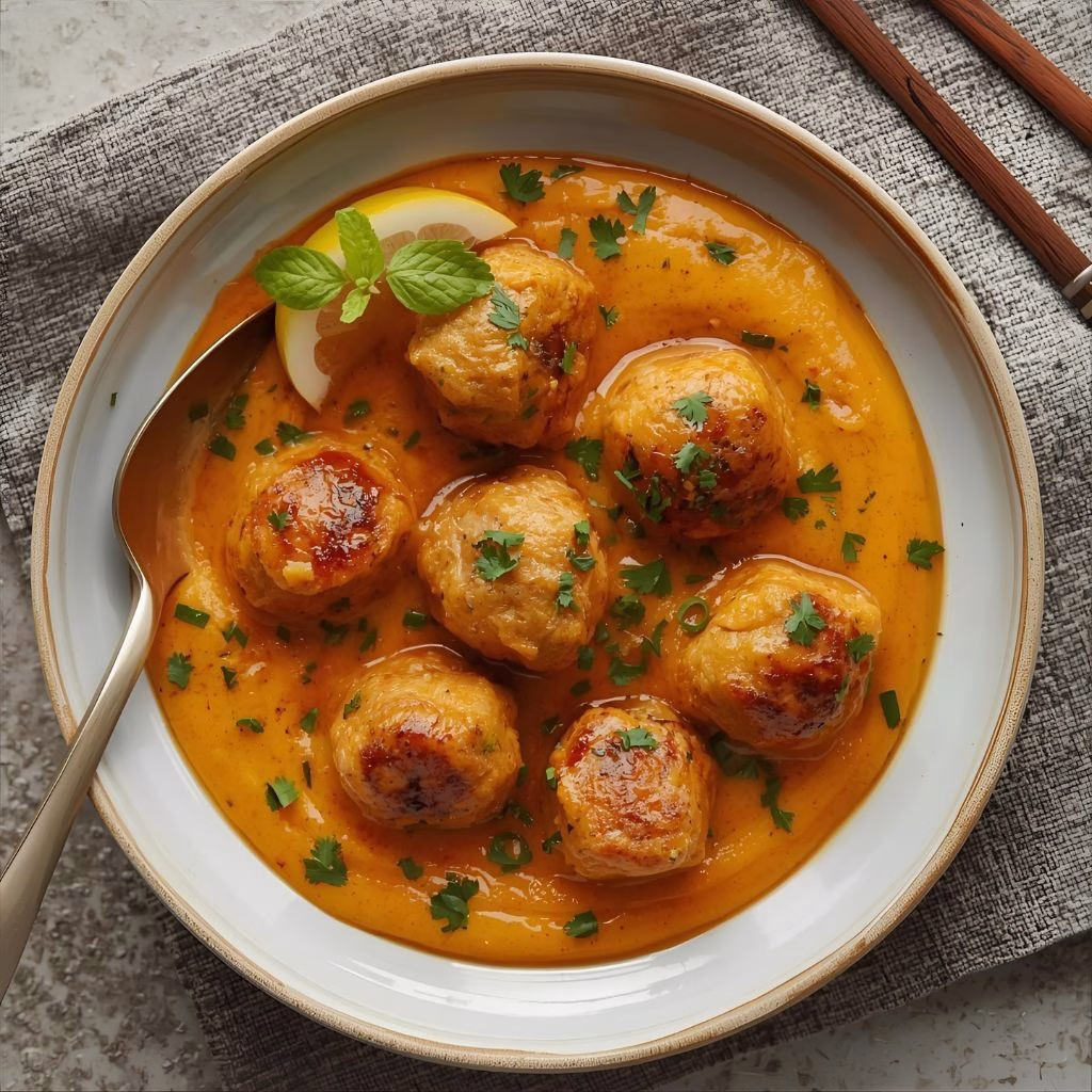 Turkey Meatballs Pumpkin Sage Sauce Recipe
