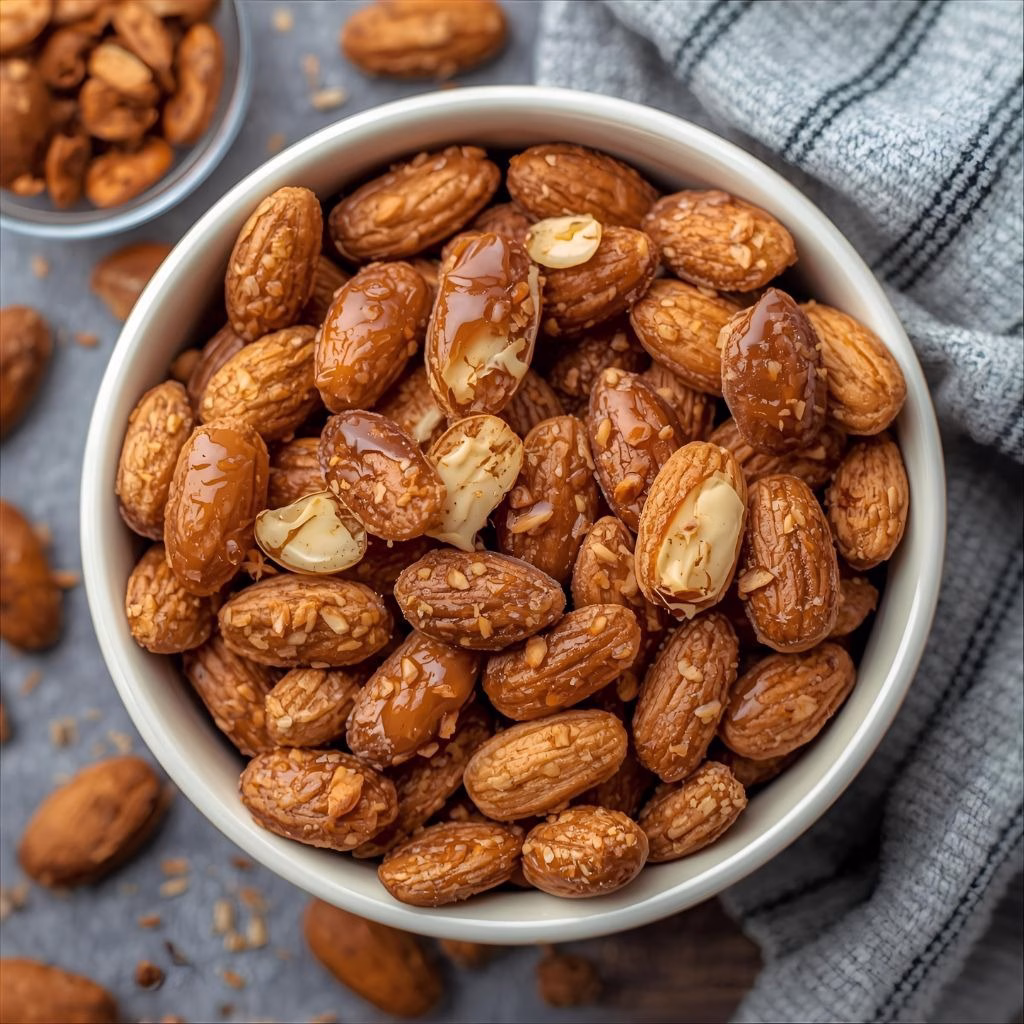 German Candied Almonds (Gebrannte Mandeln)